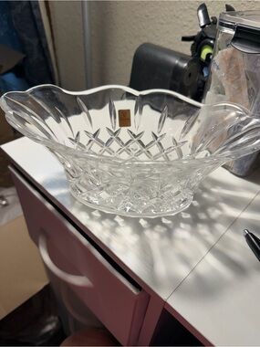 Clear Crystal Decorative Bowl - Clear